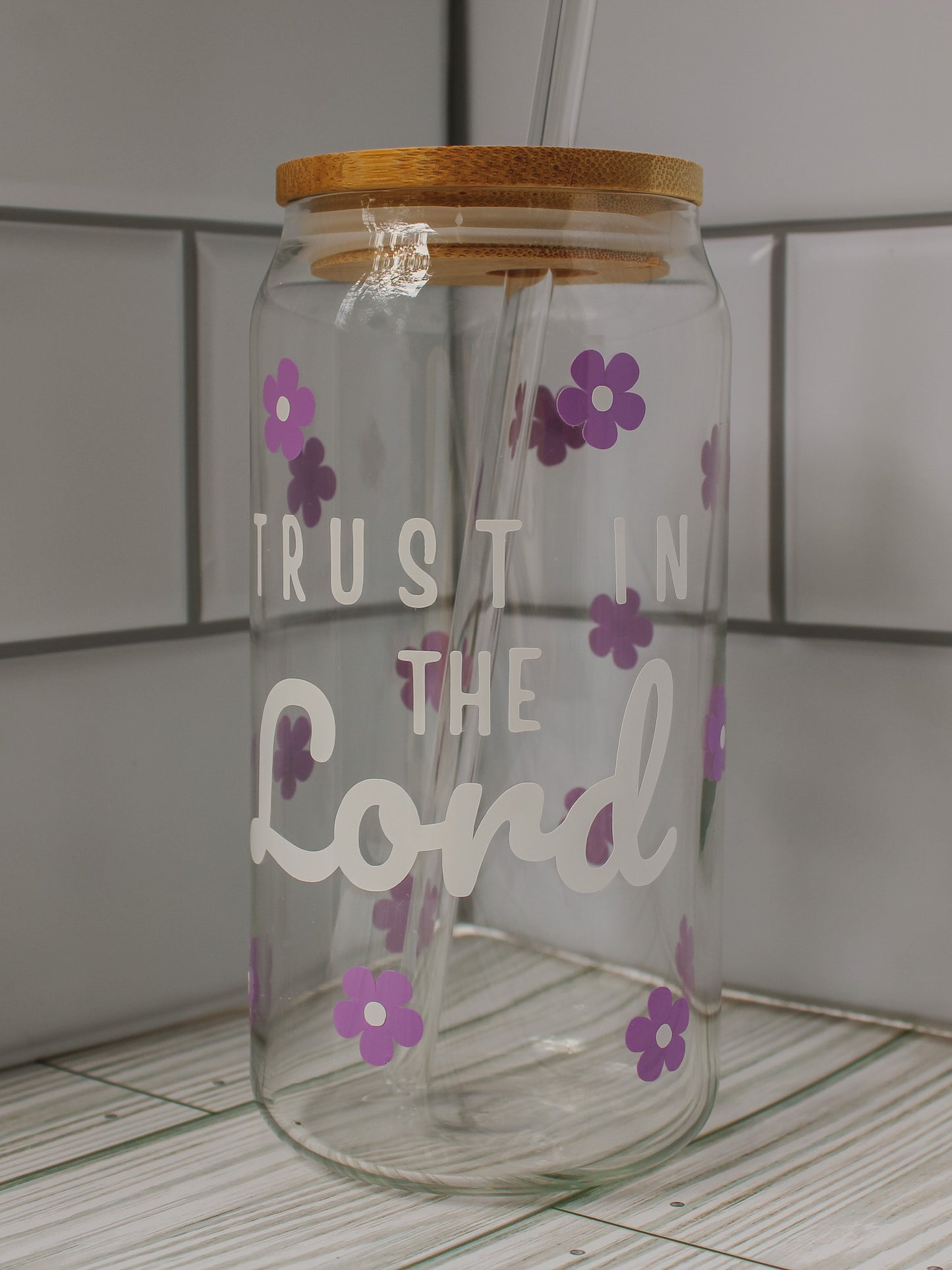 Trust In The Lord 20oz Iced Coffee Cup