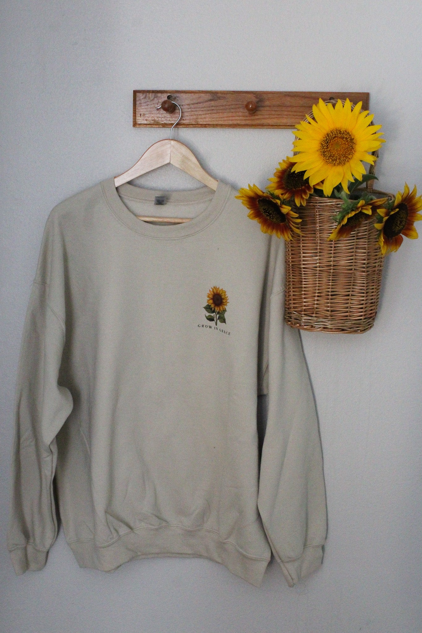 Grow in Grace Sunflower Sweatshirt