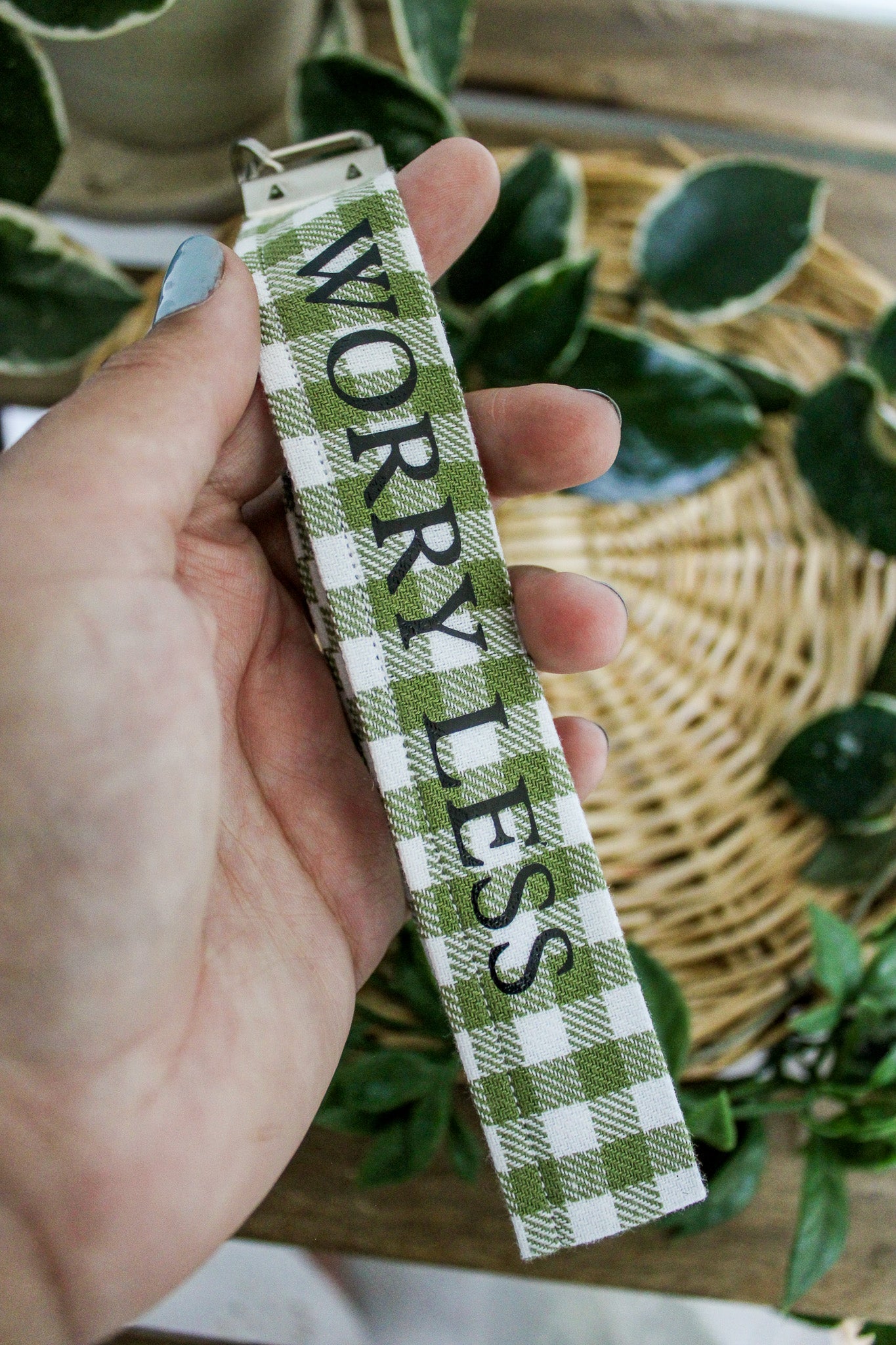 Pray More Worry Less Wristlet