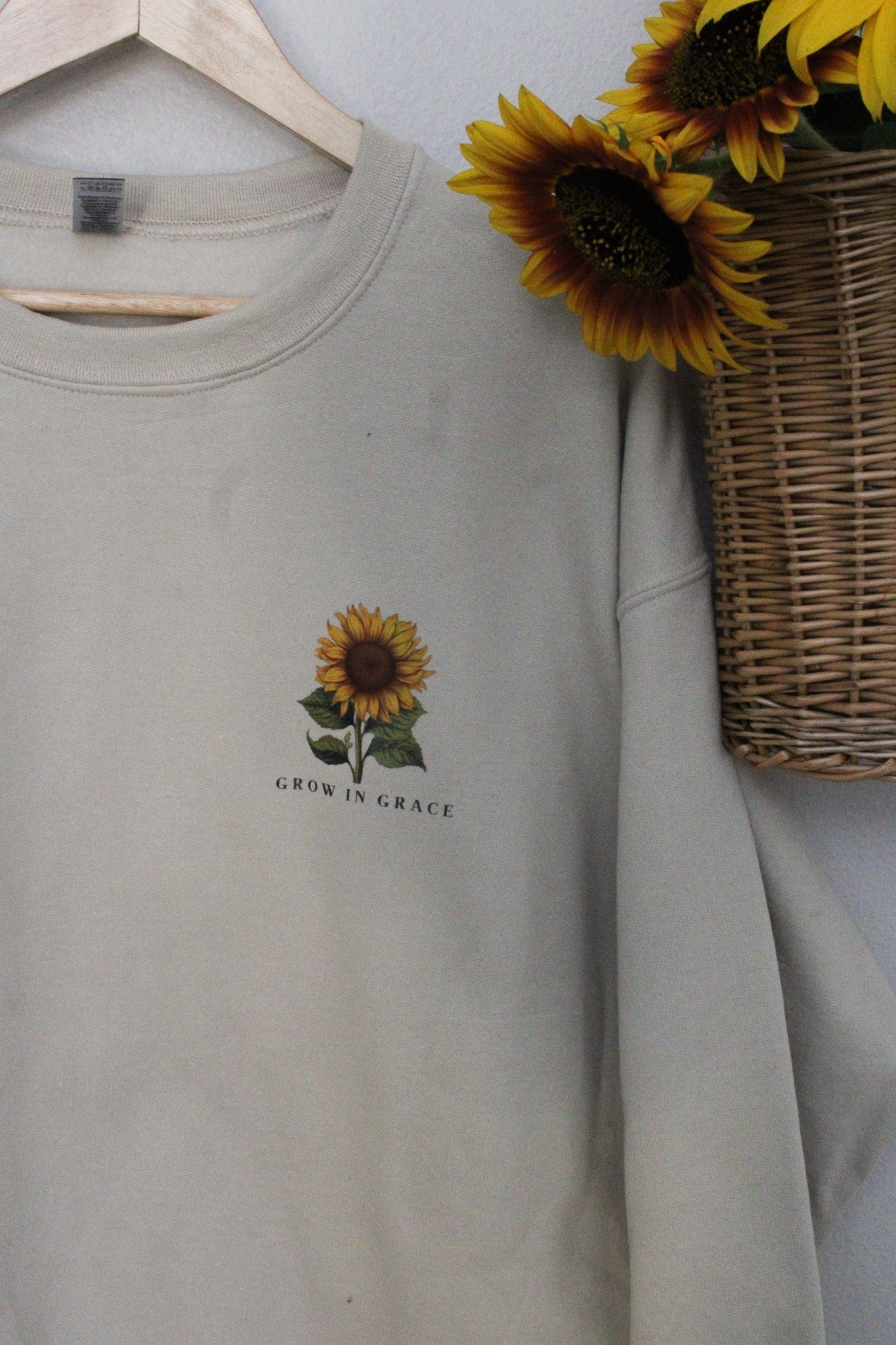 Grow in Grace Sunflower Sweatshirt