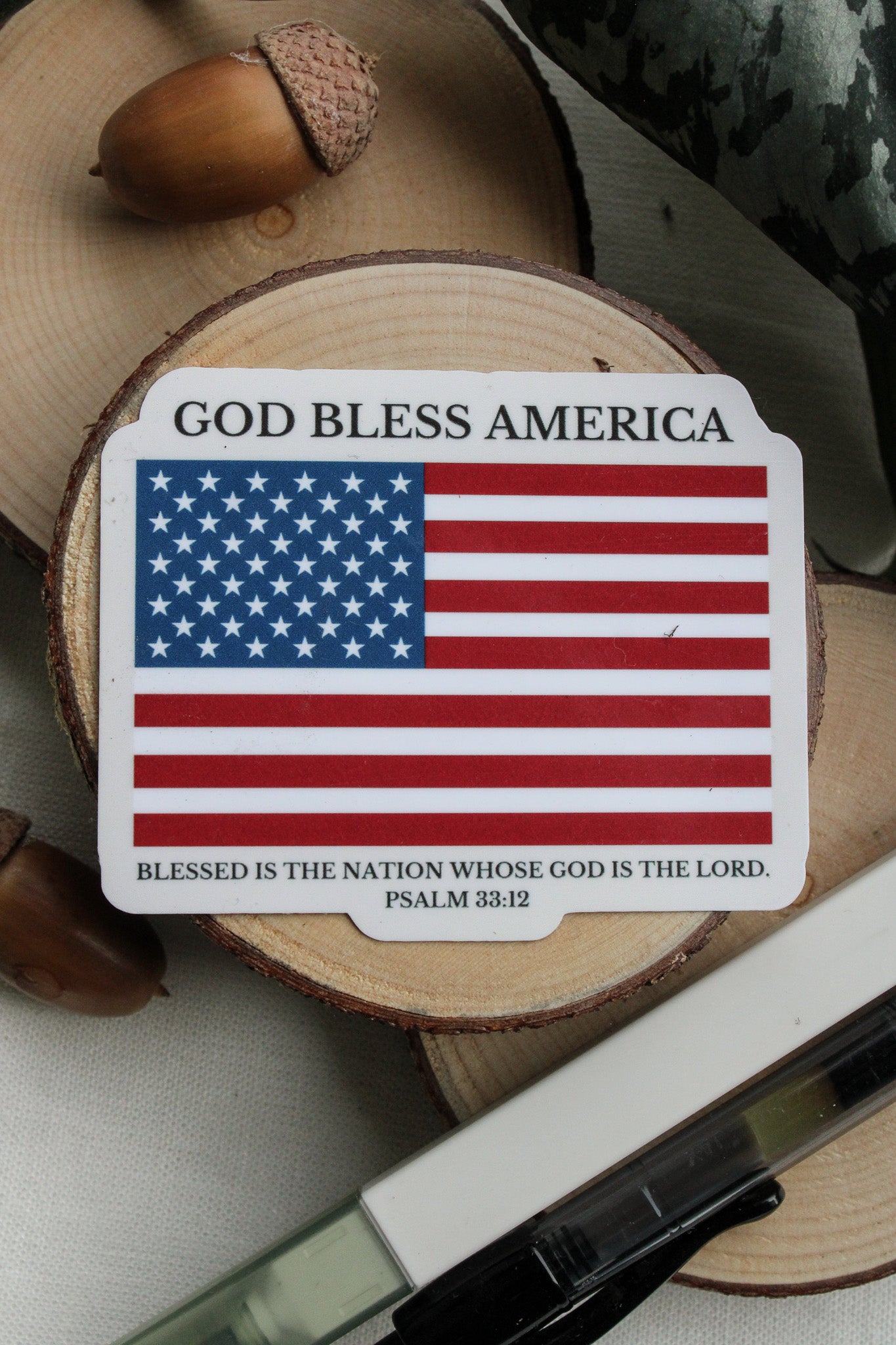 God Bless America Sticker