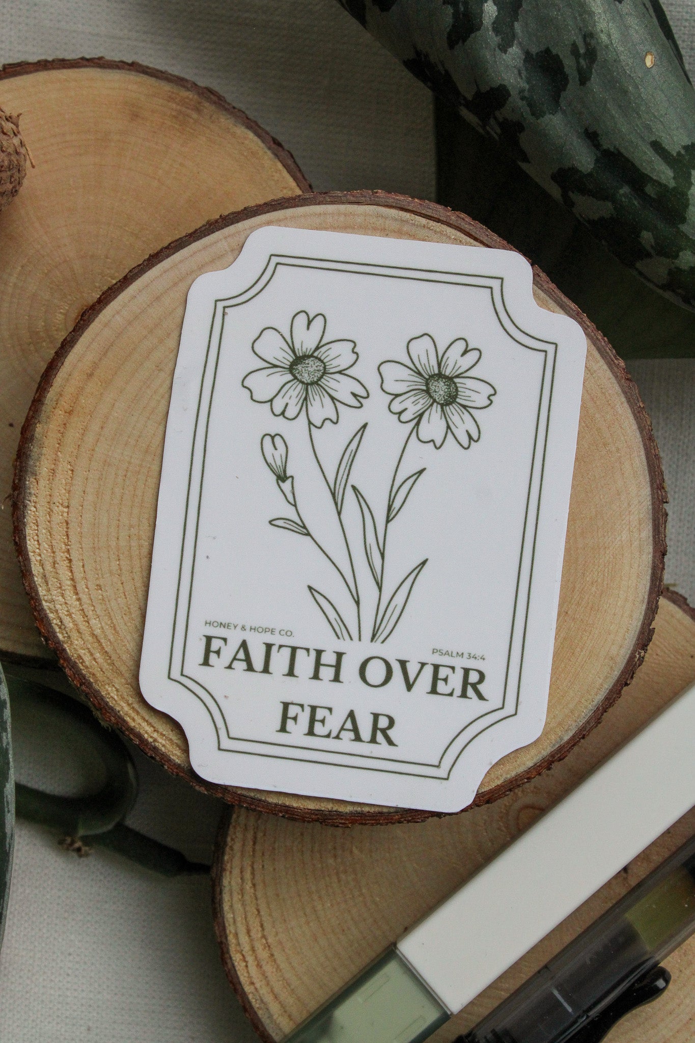 Faith Over Fear Sticker