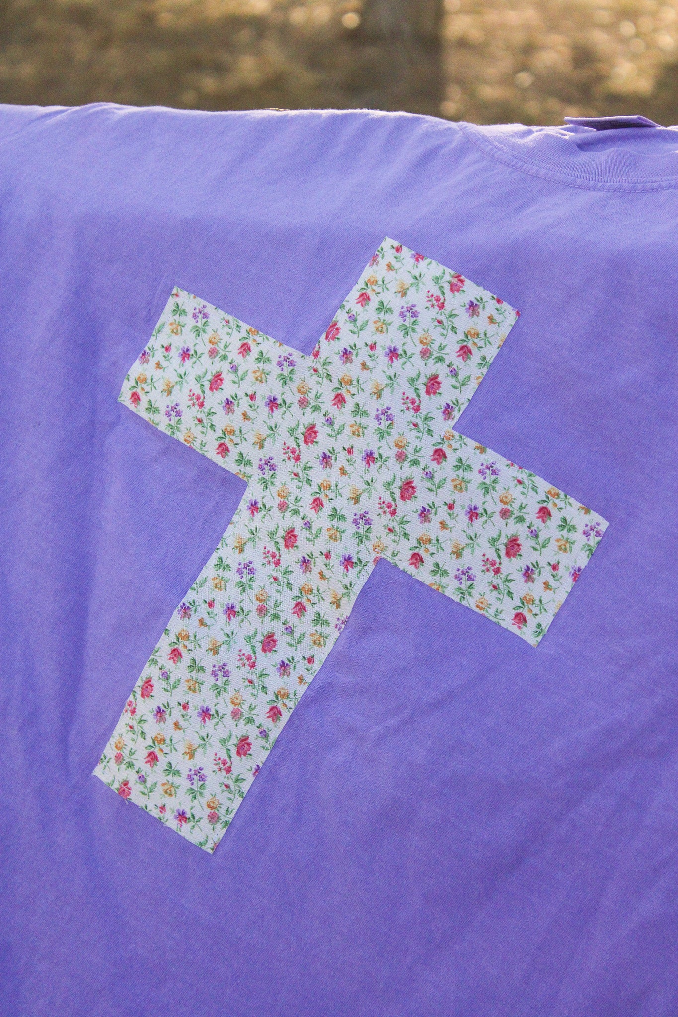 Floral Cross Tee